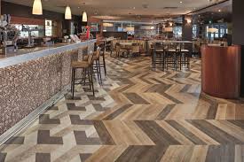 Create A Unique Look With Karndean Bespoke Kaleidoscope Range Hospitality Flooring Restaurant Flooring Vinyl Flooring Rustic Restaurant Interior