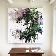 Midnight In The Garden 60x55 Contemporaryart Modernart Garden Abstract Abs Diy Canvas Art Painting Abstract Art Painting Techniques Abstract Art Painting