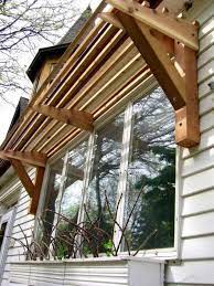 Window Awning Made Out Of Wood For Shade There S No Instructions On This But I Saved It For My Windows House Awnings Diy Awning Pergola