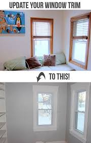 Update Your Window Trim By Home Coming Home Home Remodeling Home Diy