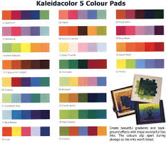 Kaleidacolor Color Chart Card Making Techniques Diy Cards