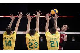 Eu era a mais nova de uma equipe onde estavam a vera mossa, dulce thompson, flávia figueiredo e luíza machado, mas quem teve continuidade na seleção por um bom tempo depois foi. Selecao Brasileira Masculina De Volei Vence Servia De Virada Na Liga Das Nacoes Gazeta Esportiva