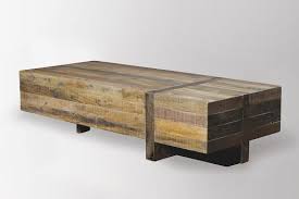 Reclaimed Pine Block Coffee Table Natural Coffee Table Rustic Coffee Tables Coffee Table Wood
