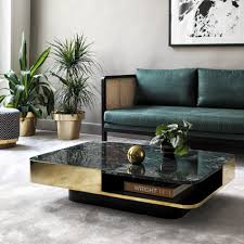 Table Basse Lounge Marbre Vert Red Edition La Table Lounge Est Disponible Avec Le Plateau Verre Fume Noi Table Basse Marbre Table Basse Decoration Table Basse