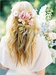 Bohemian Hairstyle Blonde Boho Hair Brautfrisur Brautfrisur Und Make Up Frisuren