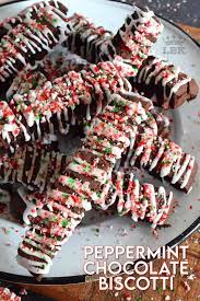 Peppermint Chocolate Biscotti Lord Byron S Kitchen Christmas Dessert Drinks Chocolate Peppermint Peppermint Biscotti