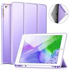 Amazon Com Ztotop Case For Ipad 9 7 Inch 2018 2017 Case With Pencil Holder Lightweight Soft Tpu Back Cover With A In 2020 Apple Ipad Case Ipad 6 Apple Pencil Holder