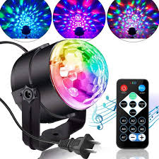 Disco Lights Sound Activated Strobe Light Disco Ball Dj Lights Party Lights Xmas 7 Colors Disco Light Disco Party Lights Show For Christmas Parties Dj Karaoke Wedding Outdoor With Remote Walmart Com