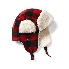 Gap Men Plaid Wool Trapper Hat 28 Liked On Polyvore Featuring Men S Fashion Men S Accessories Men S Hats Red Wool Hat Men Hats For Men Mens Earflap Hat