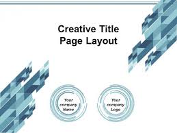 Tech crow knowl o gee. Creative Title Page Layout Ppt Powerpoint Presentation Model Infographic Template Powerpoint Templates