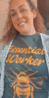 Cooper's new killer bees shirt is adorable