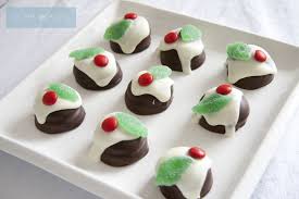 Chocolate mousse and brownie shot glass dessert. Small Christmas Desserts Christmas Dessert Table Mini Christmas Desserts Christmas Desserts