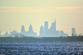 Visitors to the park can catch a glimpse of the philadelphia skyline from a hiking trail on logan point. Philly Skyline From Logan S Point Neshaminy State Park In Eddington Pa State Parks Skyline New York Skyline