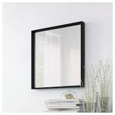 Nissedal Spegel Svart 65x65 Cm Ikea Vierkante Spiegels Douche Scherm Spiegelglas