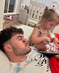 4 years fly by so fast.. ❤️ Kinley i remember when i was just bringing you  home from the hospital realizing holy shit i'm a father now… seeing your  precious beautiful face