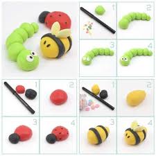 اعمال فنية للاطفال بعجينة الصلصال مع طريقة تحضير عجينة الصلصال في البيت Baby Effect Clay Fondant Animals Kids Clay