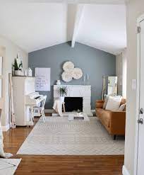 Needing A Little Home Update With Extra Attention To Your Home Life Needs Check Out The O Blue Accent Wall Living Room Living Room Grey Blue Walls Living Room