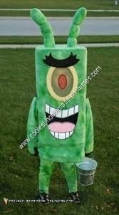 Coolest Homemade Spongebob And Plankton Couple Costume Spongebob Halloween Costume Spongebob And Patrick Costumes Spongebob Halloween
