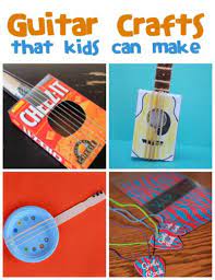 Guitar Crafts For Kids Guitar Crafts Instrument Craft Guitar Kids