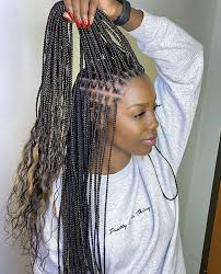 You now have knotless box braids which are lighter in weight than tradition knot box braids. 35 Cute Box Braids Hairstyles To Try In 2020 Glamour