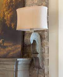 You might think of these as simple table lamps that have been redesigned. Lovecup Corbel Lamp Antique Gray L421 Lovecup