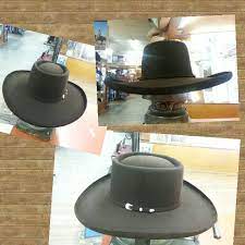 A Resistol Nutria Felt Hat 5 Brim With A Gambler Crown And Pencil Roll Sombreros Tejanos