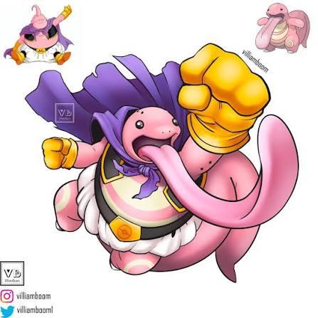 Lickitung and Majin Boo fusion #goku #dragonball #dbz #dragonballz #dragonballsuper #saiyan #supersaiyan #dragonballfans #dragonballzkai #vegeta #buu #manga #anime #akiratoriyama