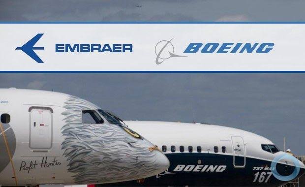 Resultado de imagem para embraer boeing"