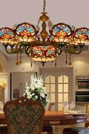 Max 60w tiffany / bowl mini style pendant lights living. Tiffany Chandeliers 43 Photos Ceiling Hanging Lamps Made Of Colored Glass In The Interior