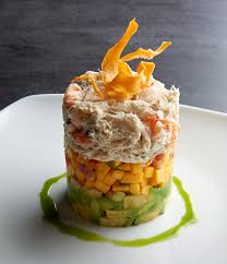 Indulge In Some Stacked Deliciousness Shrimp Crab Avocado