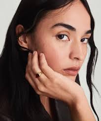 14k Gold Handcrafted Heirloom Garnet Ring