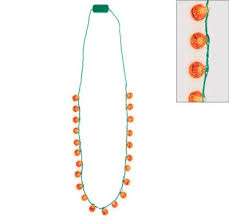 Light Up Jack O Lantern Halloween Necklace 32in Party City