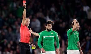 On sofascore livescore you can find all previous real betis vs barcelona results sorted by their h2h matches. Real Betis Vs Barcelona Red Cards Why Were Fekir And Lenglet Sent Off In La Liga Clash Football Sport Express Co Uk