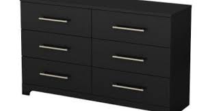 South Shore Primo 6 Drawer Pure Black Dresser 3307010 The Home Depot In 2020 Custom Dresser Dresser Drawers Drawers