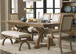 603dr6trs Liberty Furniture Industries 6 Piece Trestle Table Set Sherman S Peoria Normal Peru Il Country Dining Rooms Dining Room Table Dining Room Bench