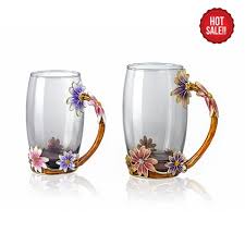 Gelas unik cangkir mug kopi double layer glass desain heart cretive: 10 Gelas Hias Ini Dapat Memperindah Ruangan Di Rumahmu
