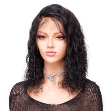Our selection of short wigs for black women features fresh, flirty cuts with lots of texture and styling flexibility. 13x6 Lace Front Wigs Human Hair Short Bob Wigs Pre Plucked With Baby Hair Bleached Knots Brazilian Remy Curly Wigs For Black Women 14 Inches Dataglove Com