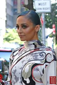 Nicole Richie in Emilio Pucci in New York City