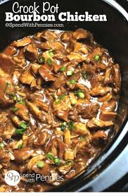 Crock Pot Bourbon Chicken Recipe Bourbon Chicken Recipe Recipes Bourbon Chicken Crockpot