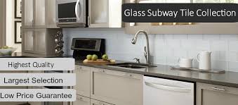 These aren't just a popular floor and wall tiles option, but in addition an alternative. Kitchen Backsplash Glass Subway Tile Glass Accent Tile Discount Prices