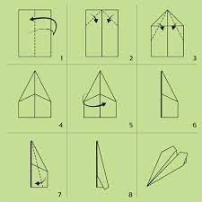 Paper Plane Folding Tutorial Sequence Cartoon Vector Illustration Stock  Illustration - Download Image Now - Istock