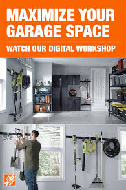 Maximize Your Garage Space With The Home Depot Garage Organization Tips Home Maintenance Checklist Garage Storage
