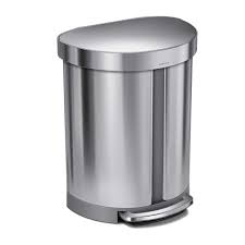 Cos De Gunoi Cu Pedala Dublu Compartimentat 55 L Inox Gri Simplehuman Emag Ro