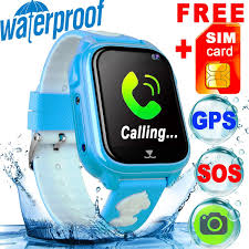 Ip68 Waterproof Kid Smart Watch Phone Gps Tracker For Girls Boys Fitness Tracker Sos Camera Antilost Game Sport Watch Swim Run Wris In 2020 Smart Watch Gps Tracker Gps