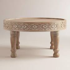 Vintage indian hand carved inlaid small wooden table/ plant stand folding legs. Jayla Carved Coffee Table Morrocan Coffee Table Coffee Table Unique Coffee Table