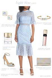 A sleeveless plunging neckline ombre blue wedding dress with lace appliques and. Light Blue Lace Dress For A Wedding Guest Dress For The Wedding Light Blue Lace Dress Blue Lace Dress Outfit Lace Blue Dress