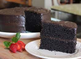 Stir together sugar, flour, cocoa, baking powder, baking soda and salt in large bowl. Homemade Delicious Especially Dark Chocolate Cake The Best Cake Recipe From Hershey S Cooking With Sugar