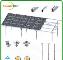 Ground Screw Foundation Solar Panel Mounting Structure ...