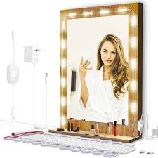 Led vanity mirror lights kit amazon. Led Vanity Mirror Lights Kit Vilsom Dimmable 6000k 10ft Ultra Bright Light Strip For Under Cabinet Lighting Vanity Makeup Table Bathroom Mirror Not Included Amazon Com