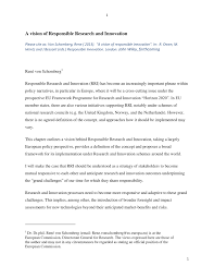 Invite toddlers to put napkins on the table, three year olds to set places. Pdf A Vision Of Responsible Research And Innovation